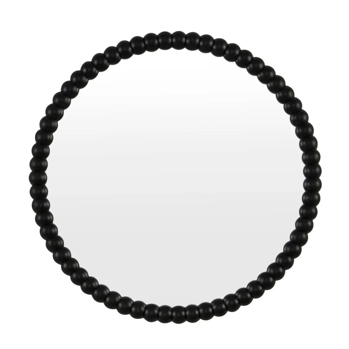 black bobbin mirror