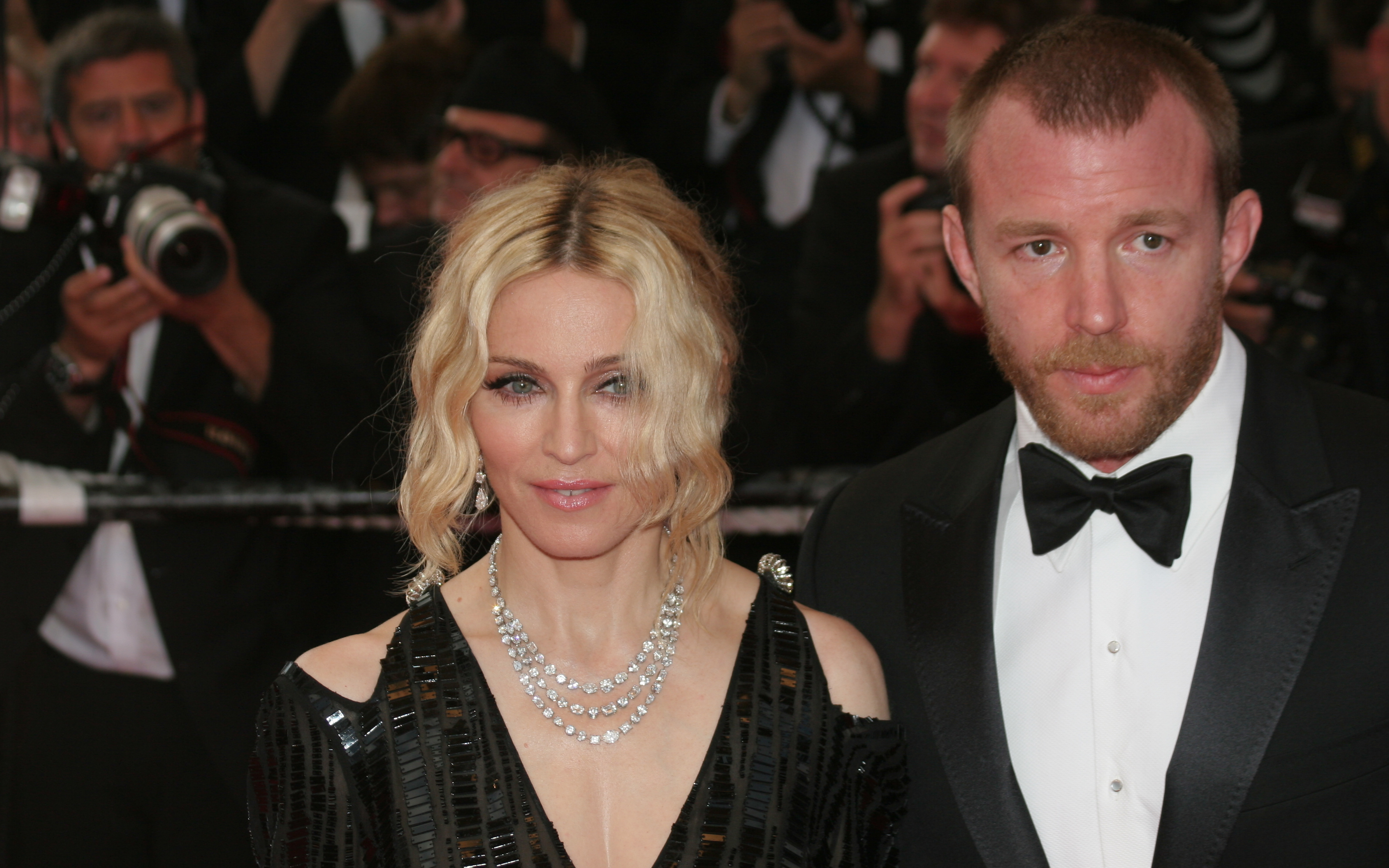 madonna and guy ritchie on the red carpet in 2010