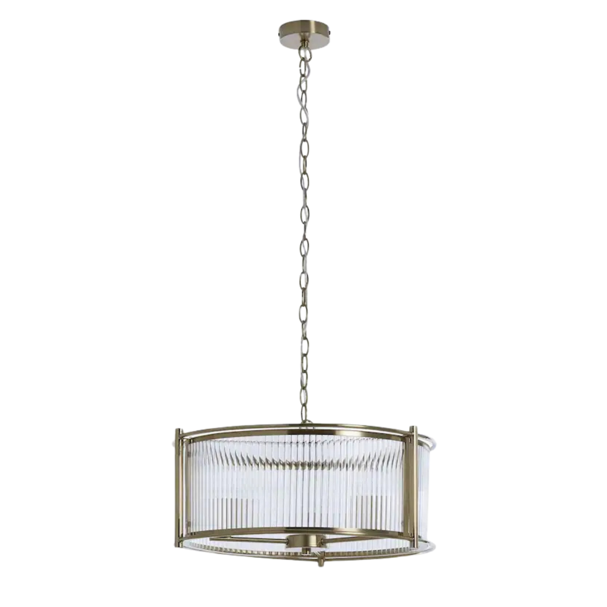 Next Brass 3 Light Chandelier