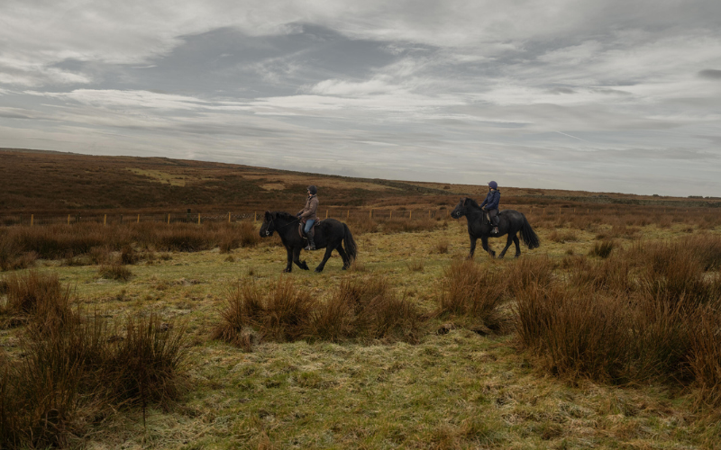 The stay includes a chance to go riding on the Yorkshire Moors