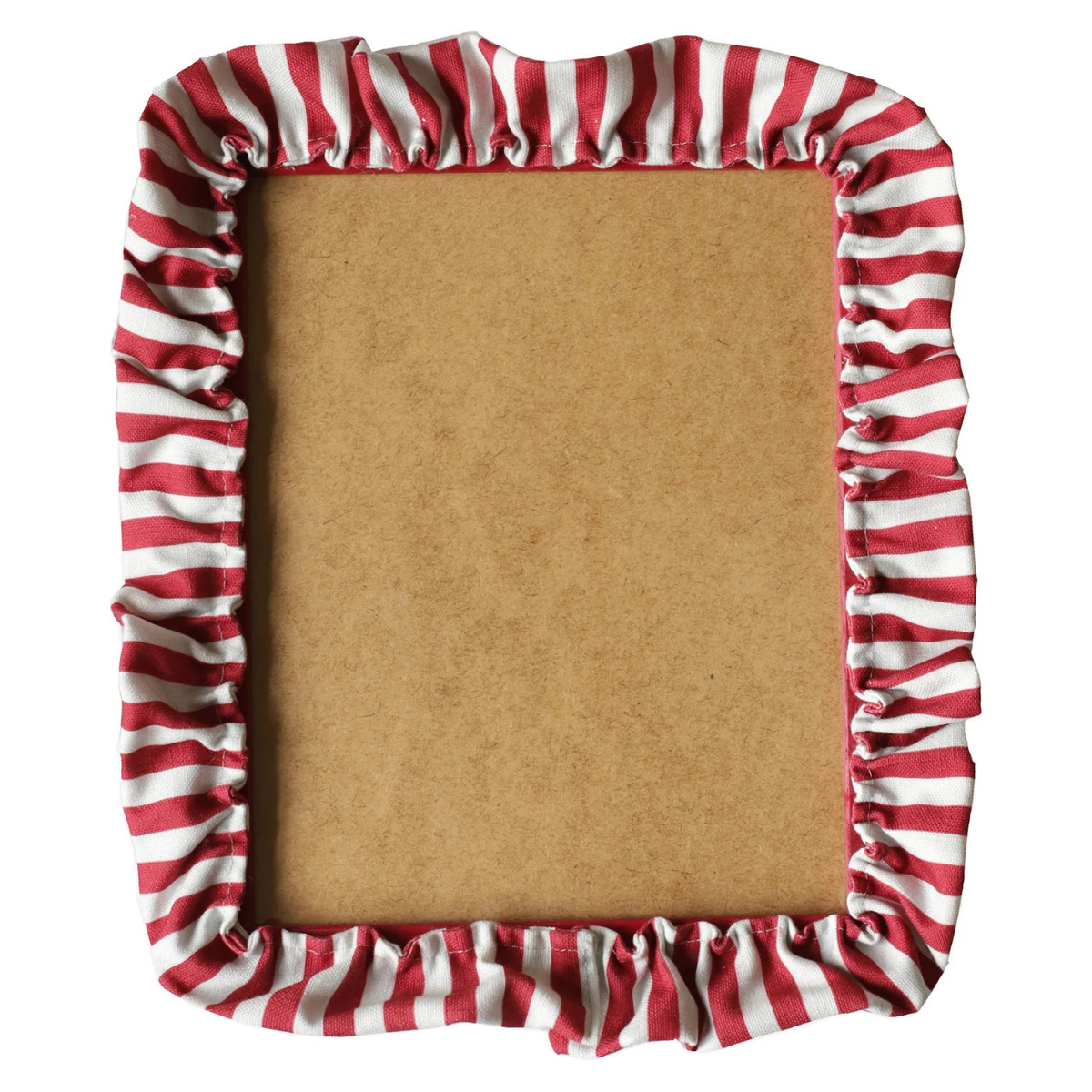 stripe ruffle frame