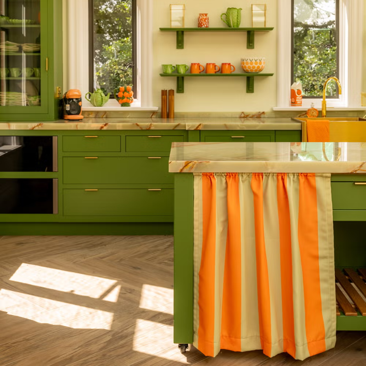 Green kitchen ideas