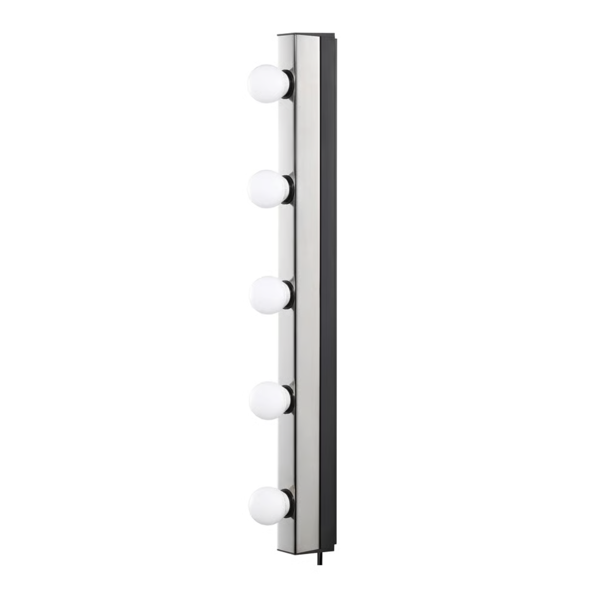 chrome hollwood dressing table wall light