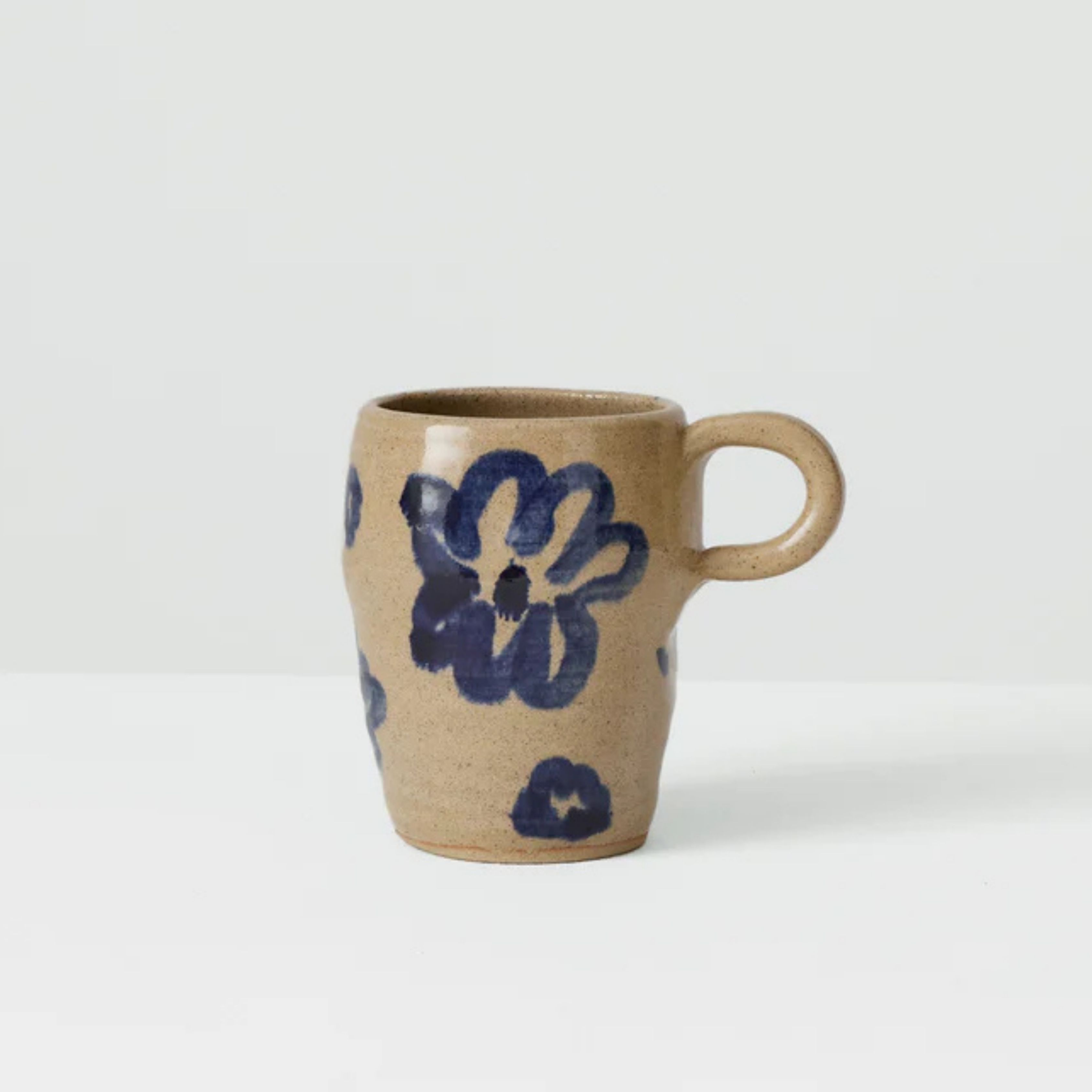 Zosia Painted Flower Tall Mug from Toast pictured on a white background