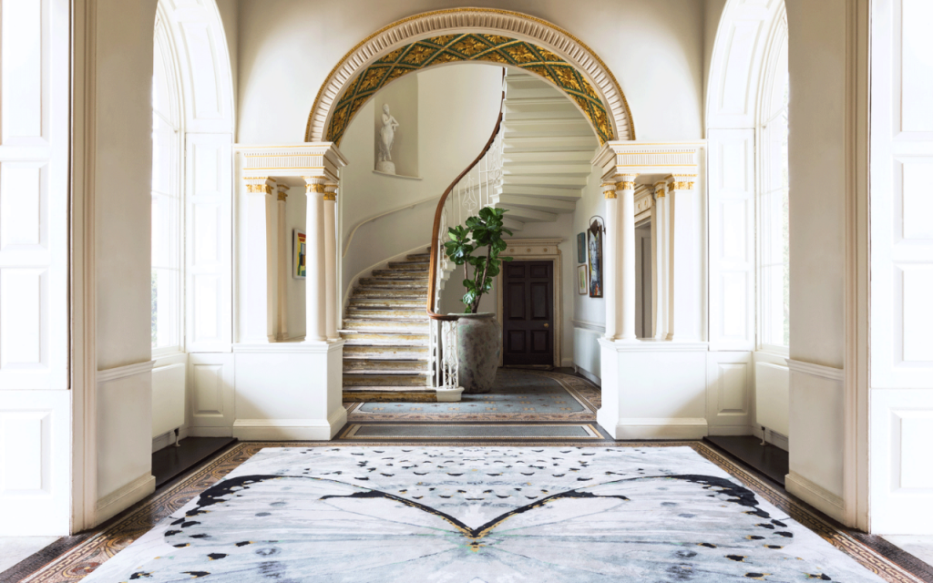 McQueen The Rug Company rugs Metamorphosis Alexander Sarah Burton weave woven handwoven hand-woven Nepal silk luxury luxurious interior interiors