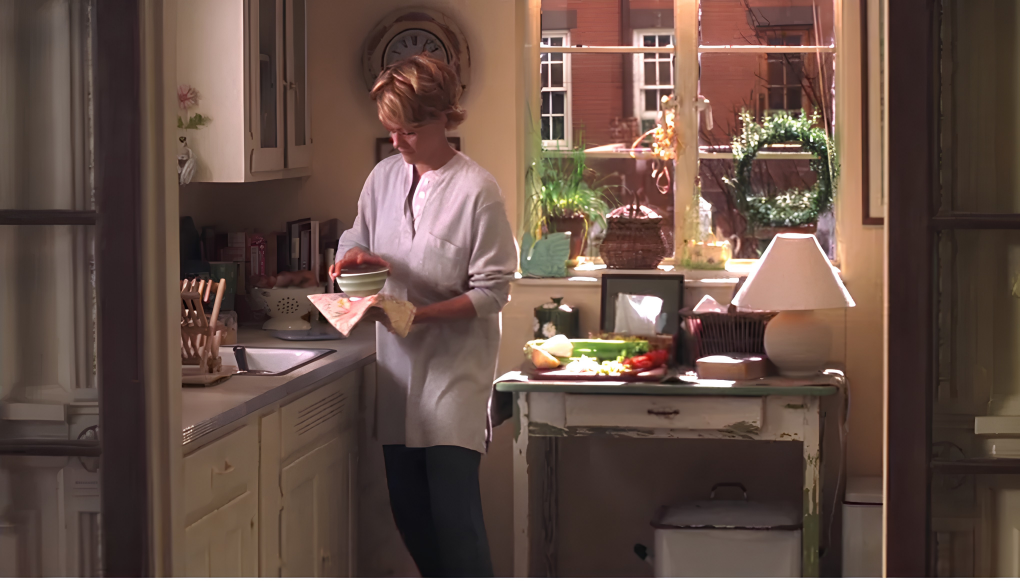 kitchen scene from youve got mail