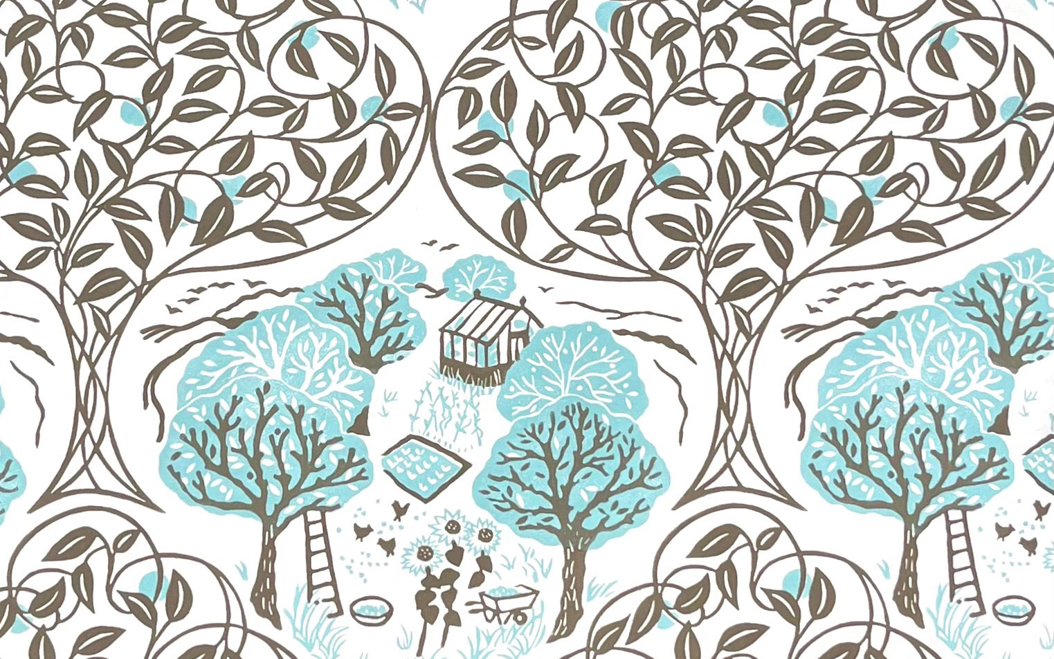 fiona howard the orchard wallpaper collection