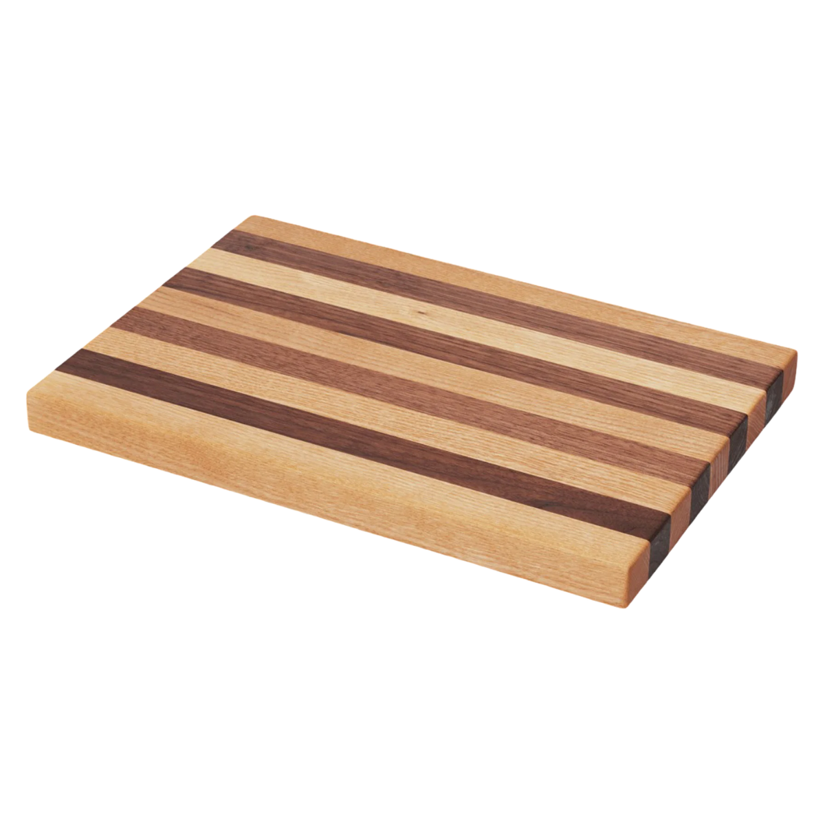 striped wooden chopping board
