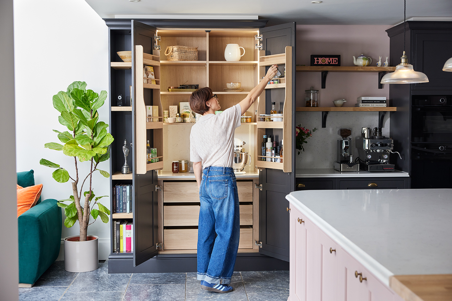 Emma Willis Howdens kitchen pantry