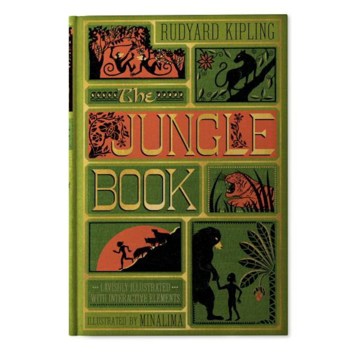 green hardback jungle book