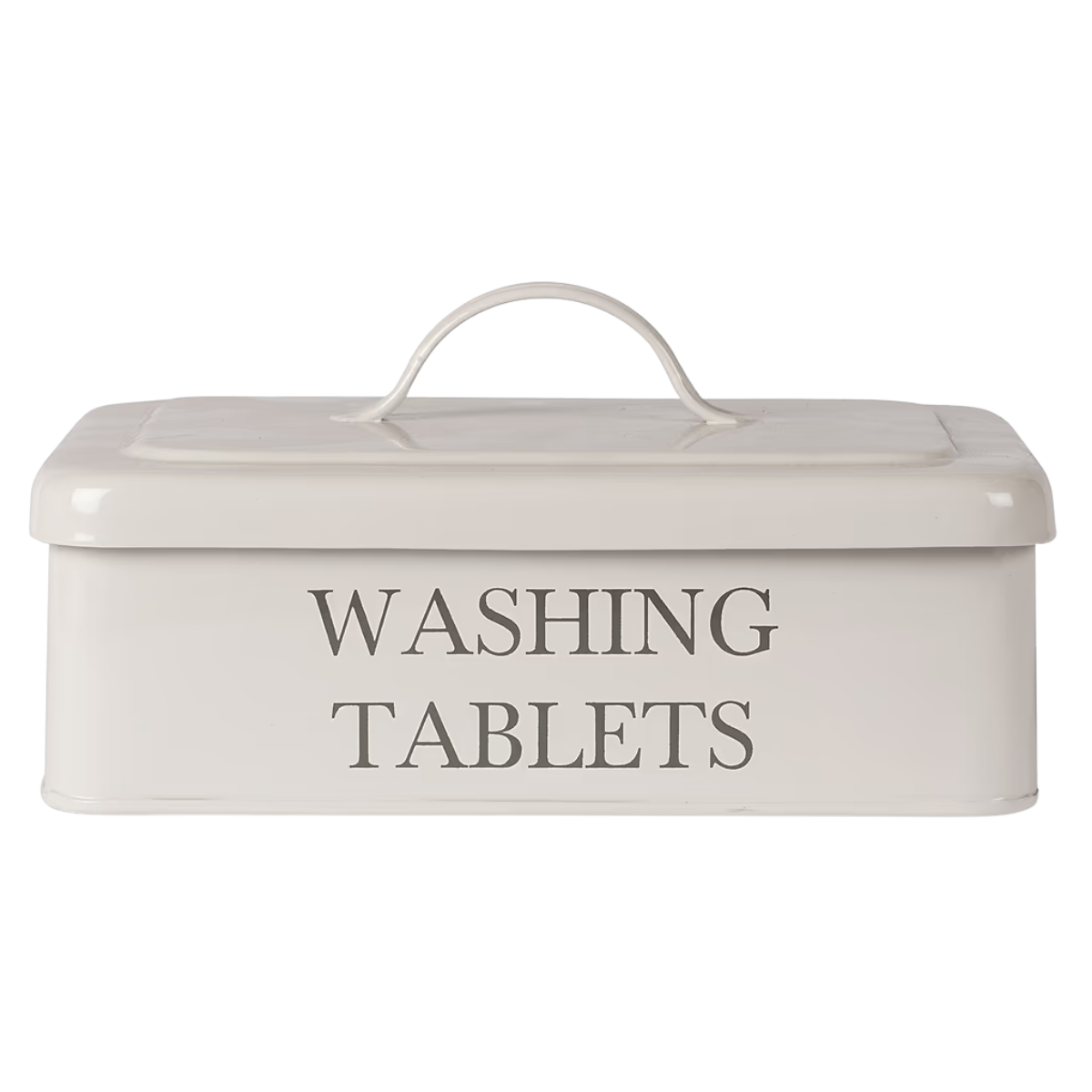 a white washing tablet box