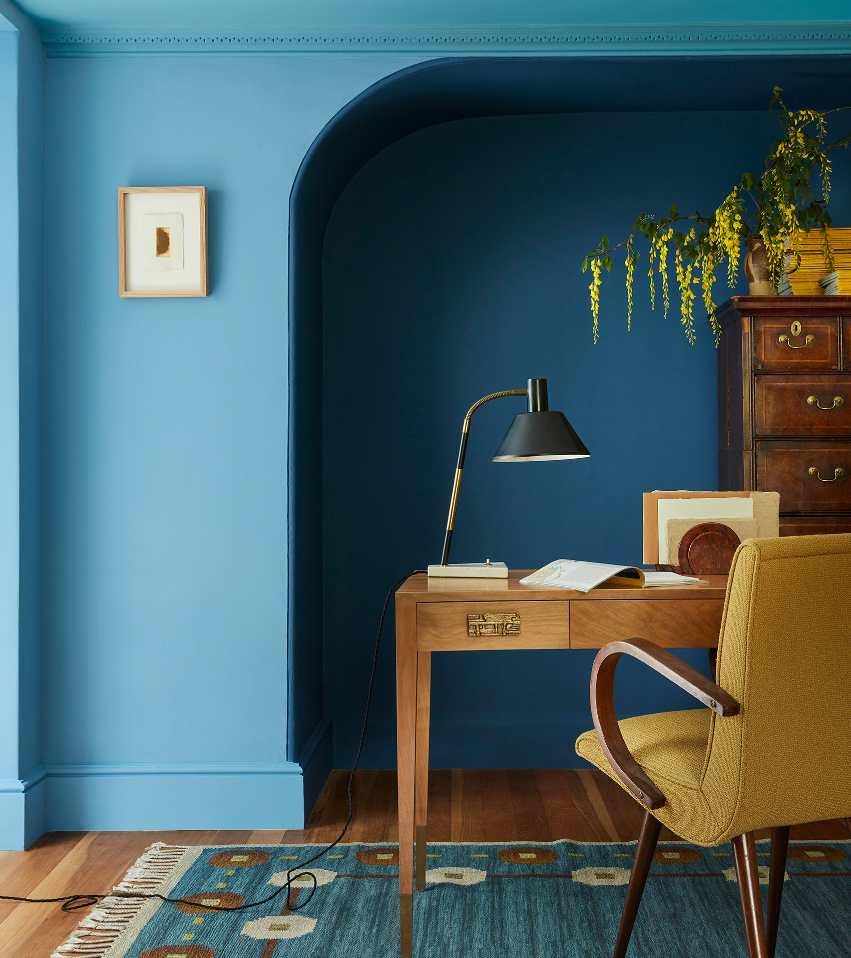 blue study