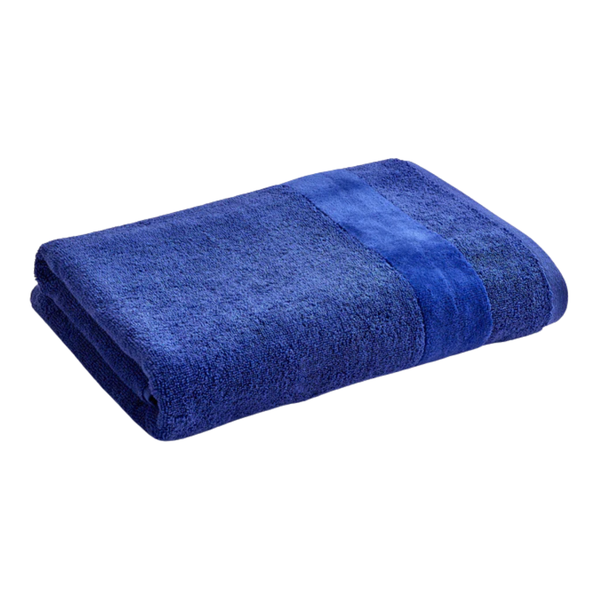 blue hand towel