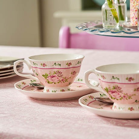 Floral afternoon tea set