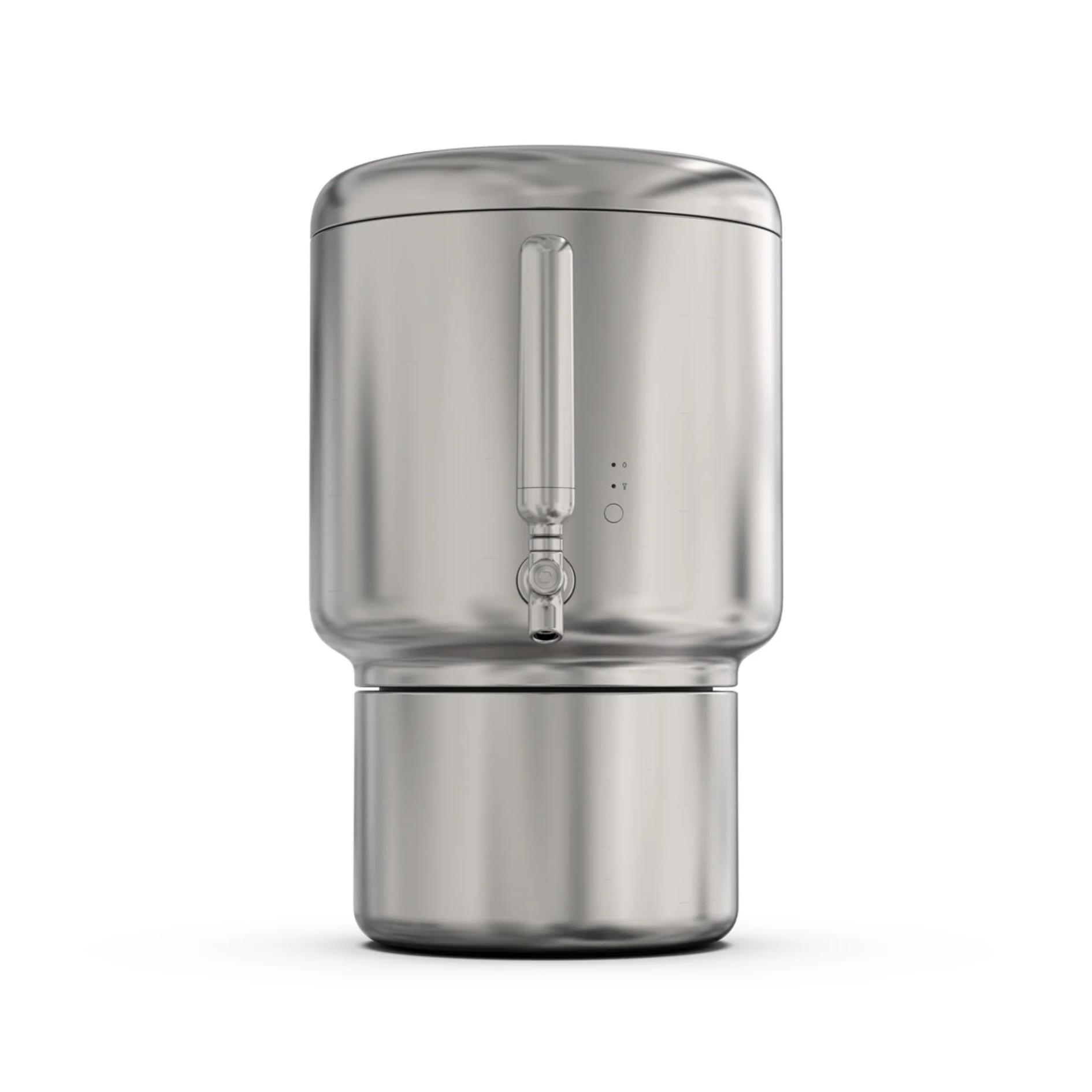 Rorra Countertop System pictured in stainless steel against a white background