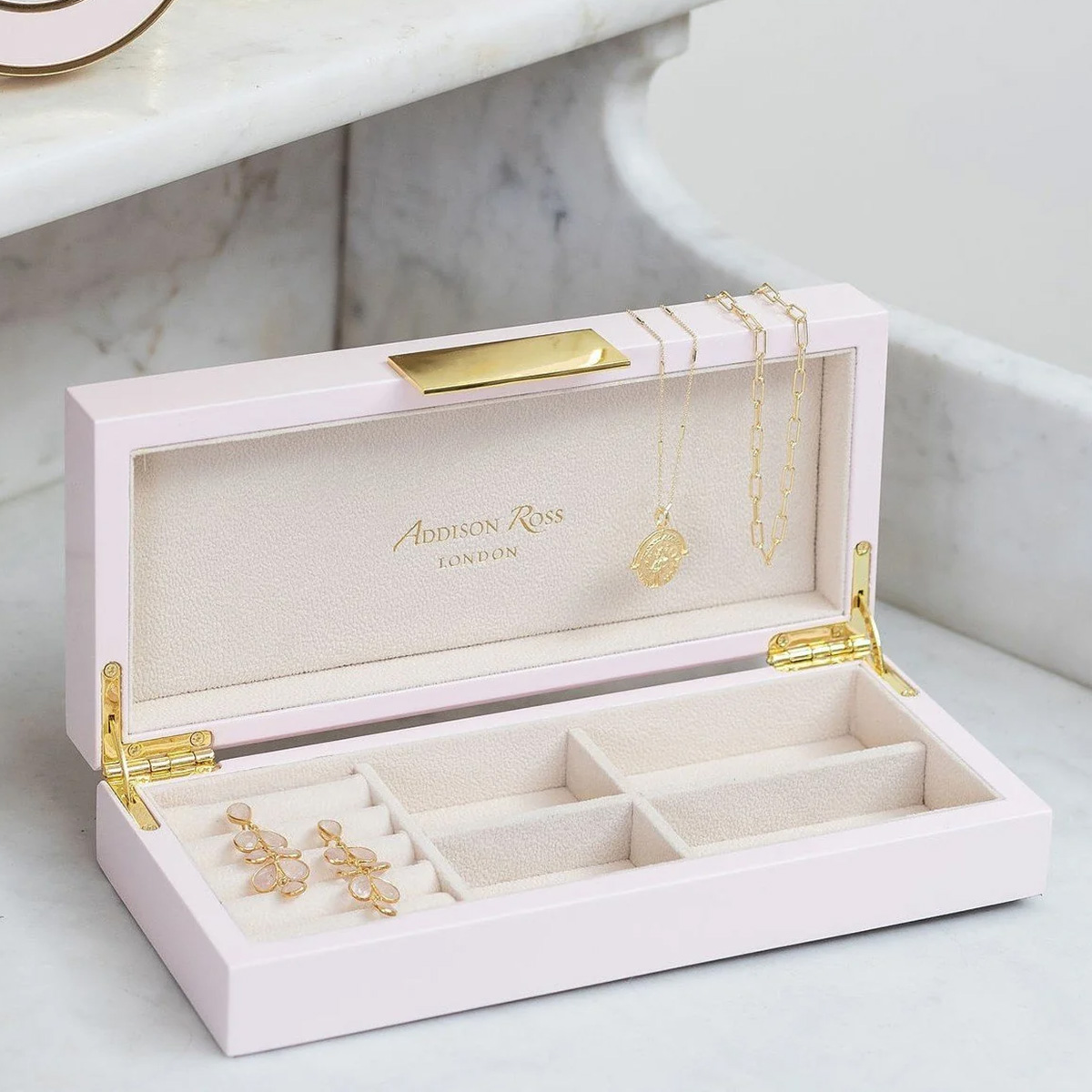 Addison Ross Pink Lacquer Box