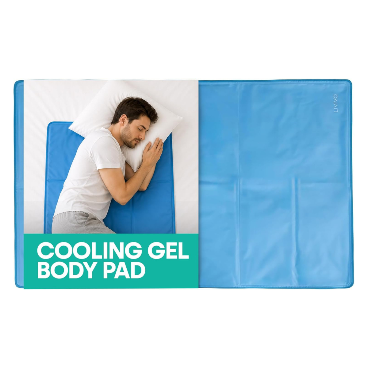 a blue cooling gel body pad
