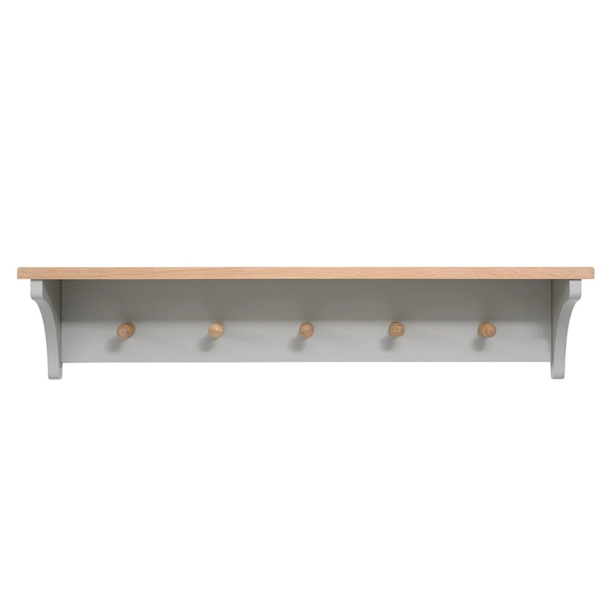 5 Coat Peg Shelf