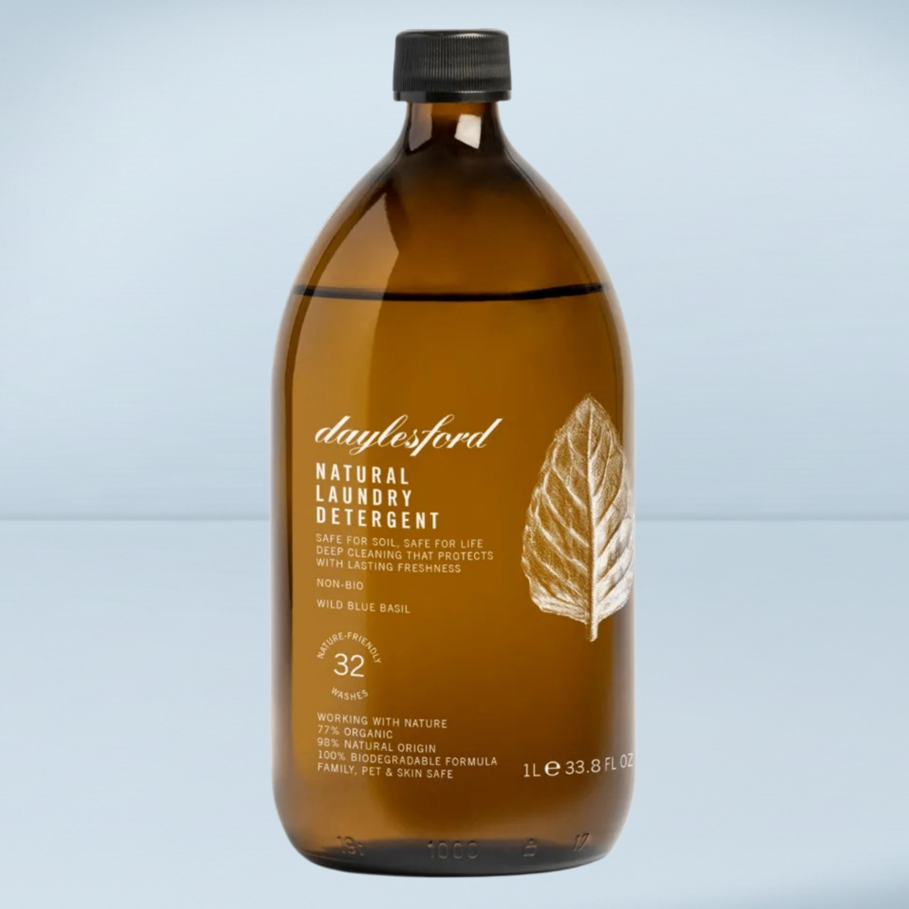a brown bottle of daylesford laundry detergent