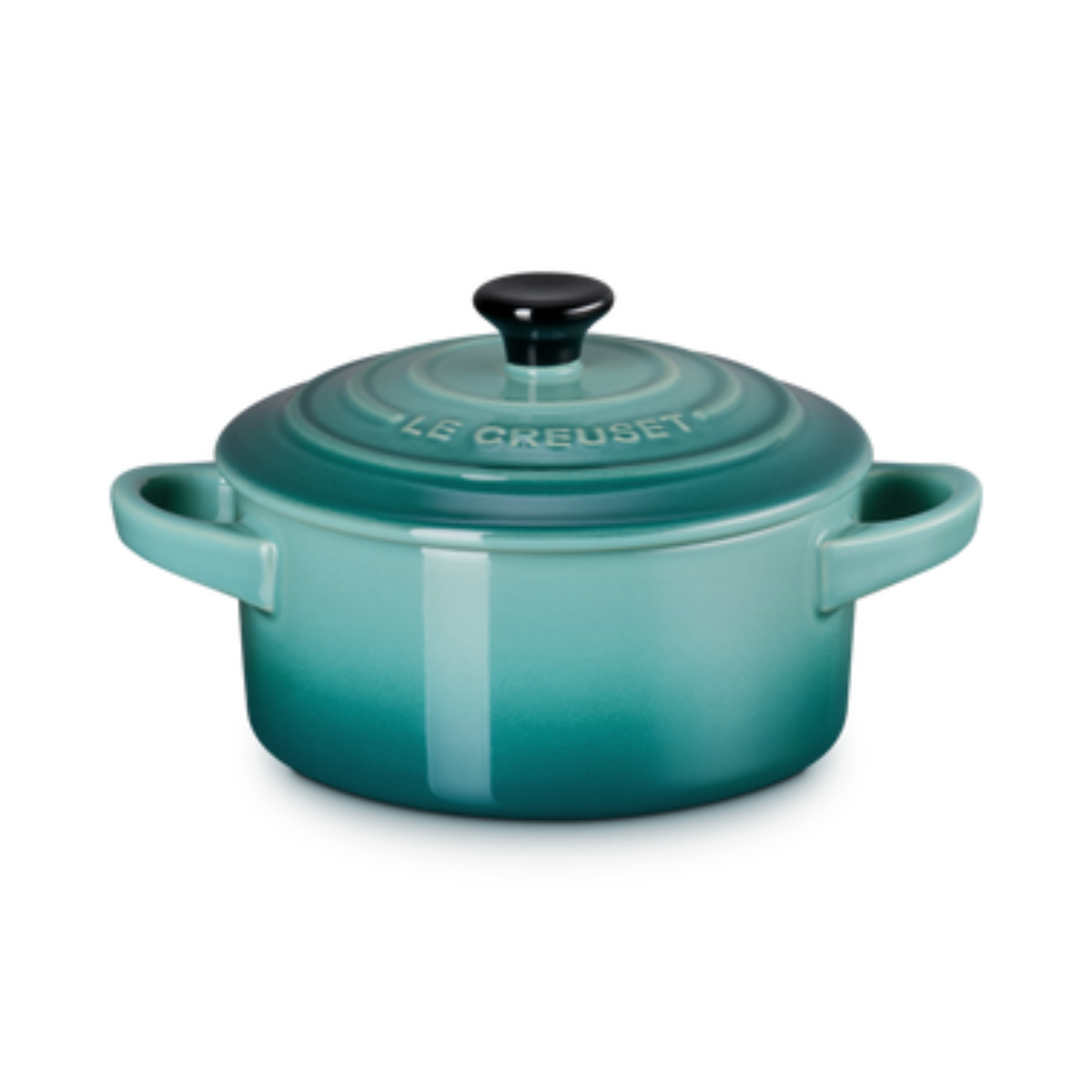 mini Casserole dish in turquoise blue