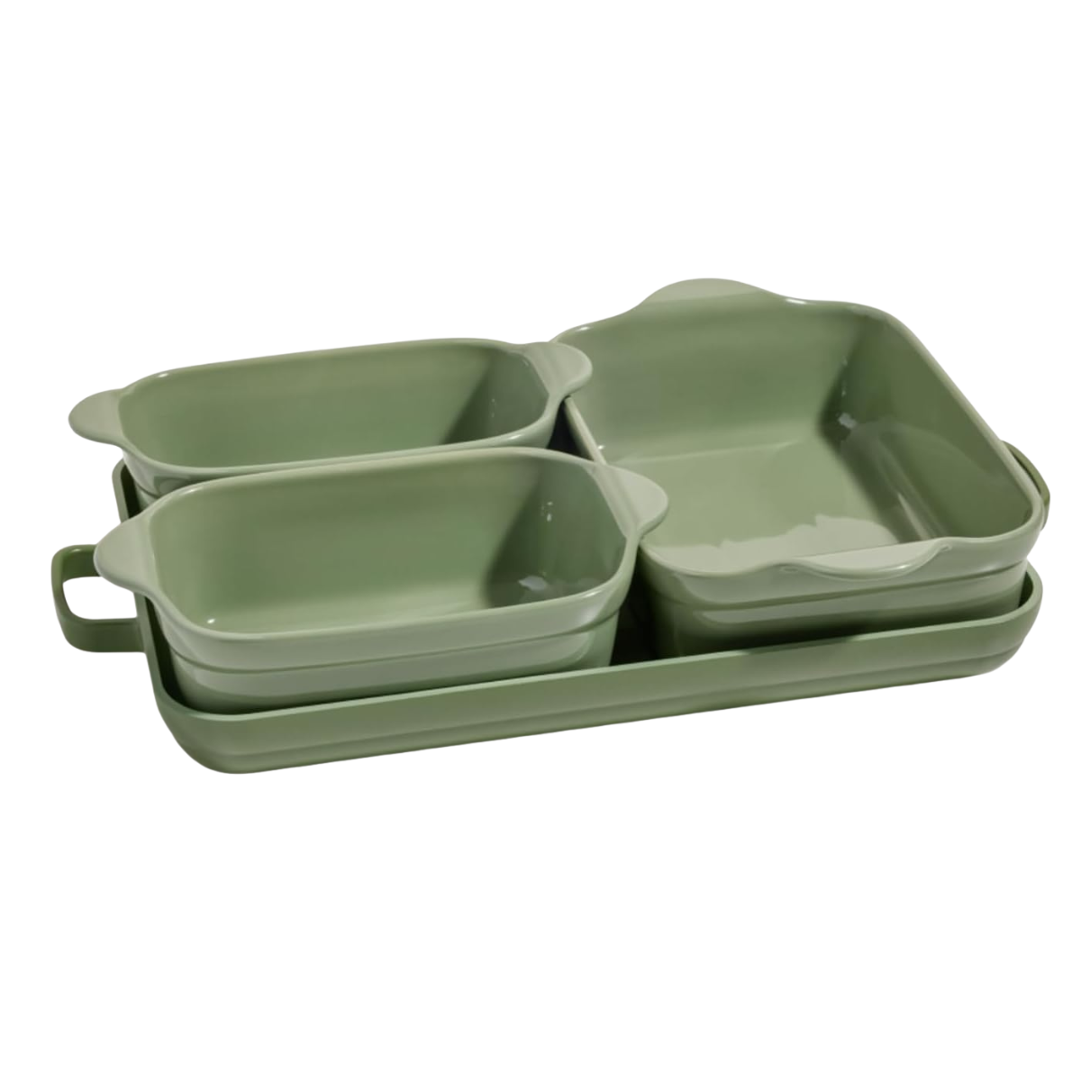 green bakeware set