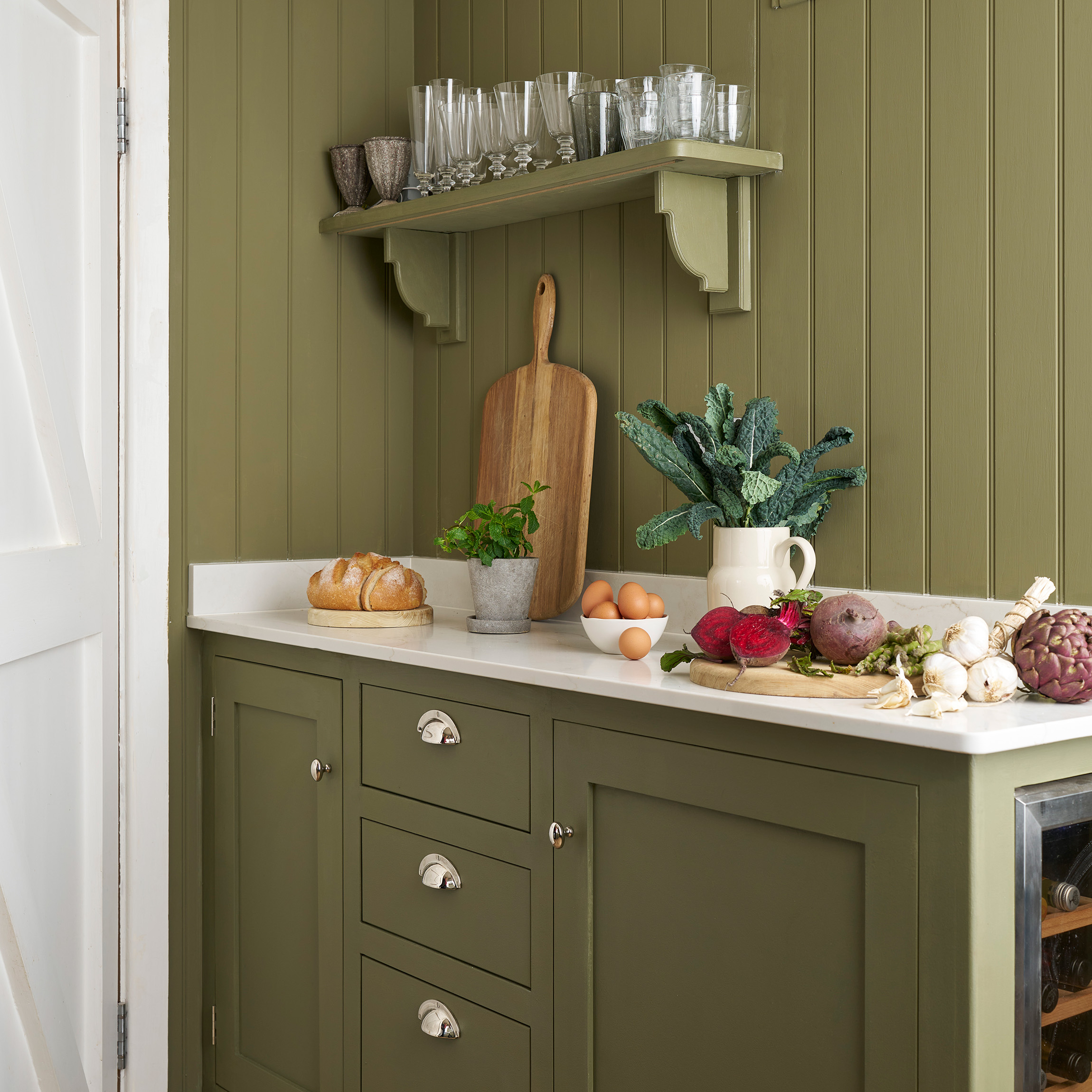 Green kitchen ideas