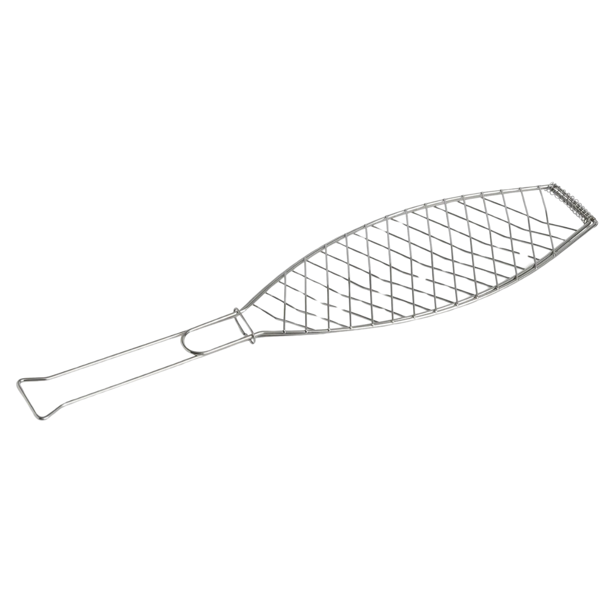 a bbq grill tong in the shape of a fish