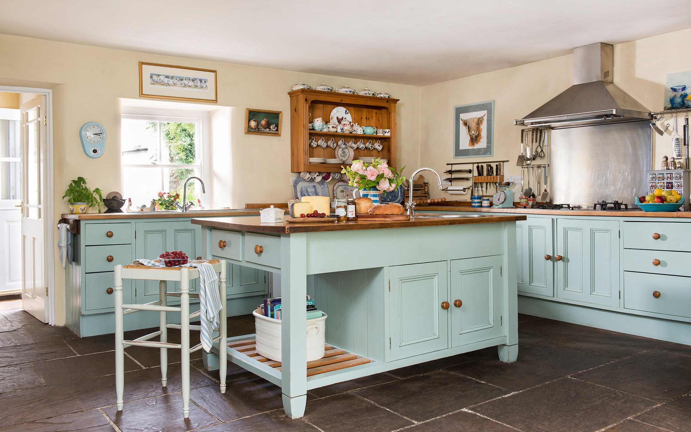 blue kitchen ideas