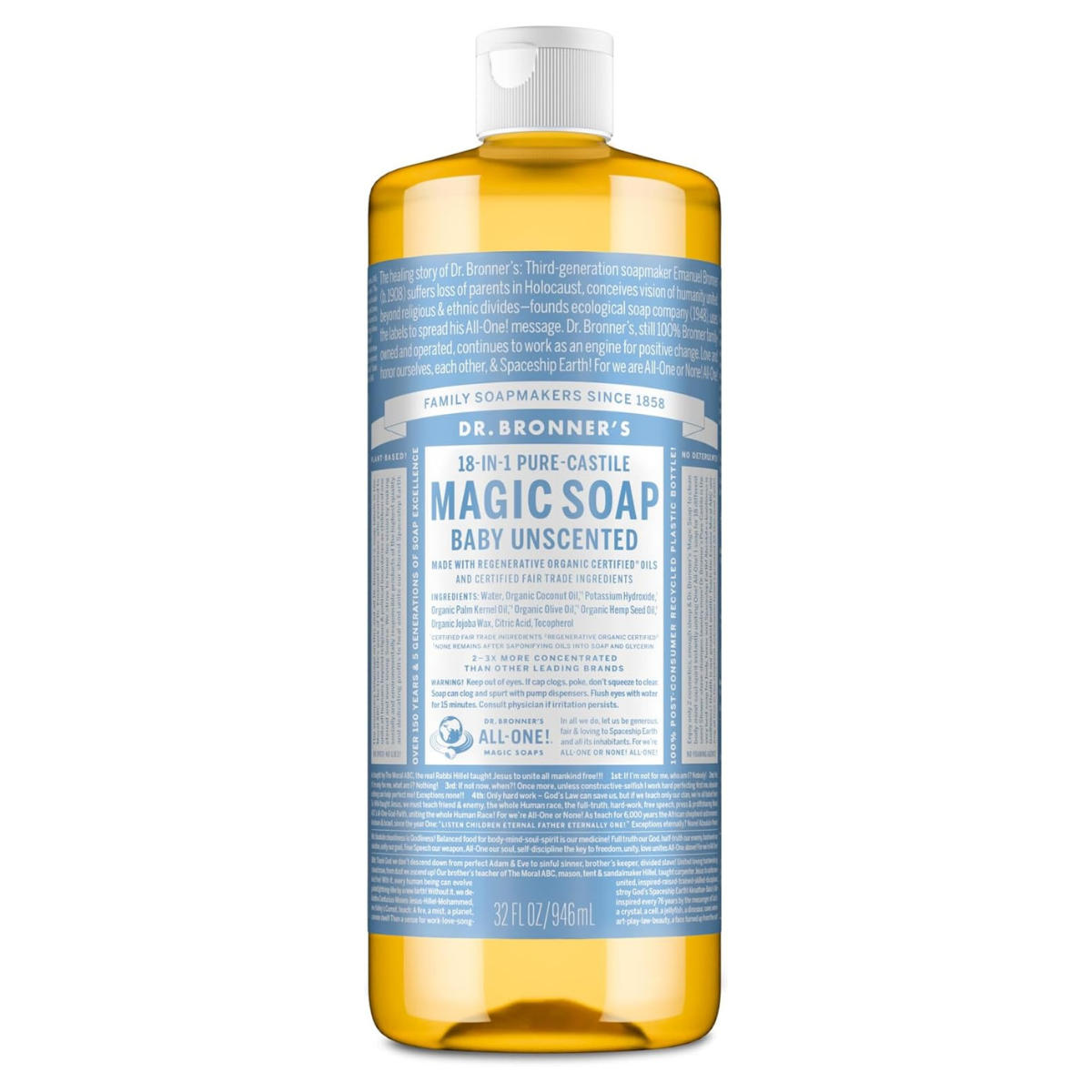 dr bonners magic soap bottle
