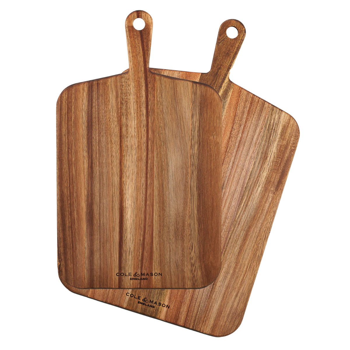 two wooden chopping boards