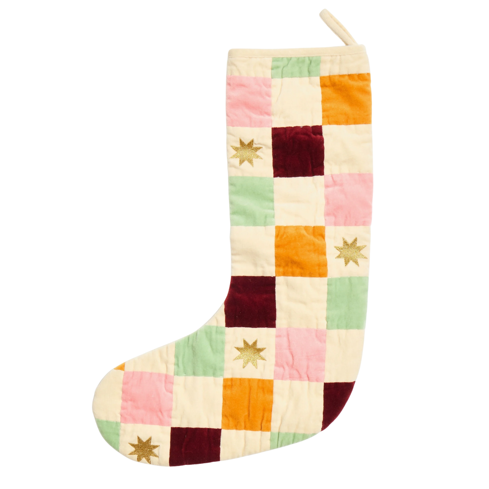 patchwork xmas stocking