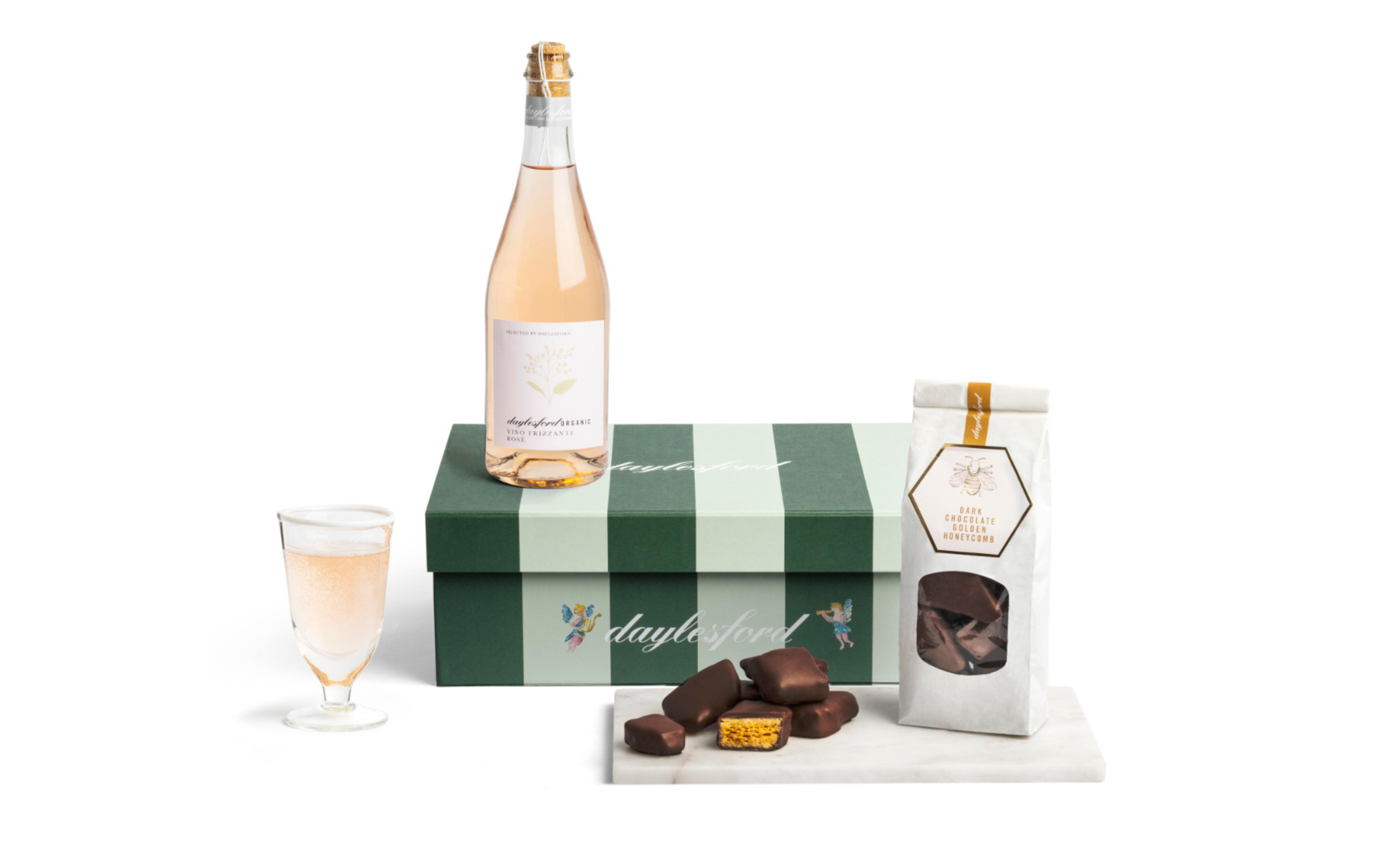 Christmas Chocolate & Fizz Gift Box, Daylesford
