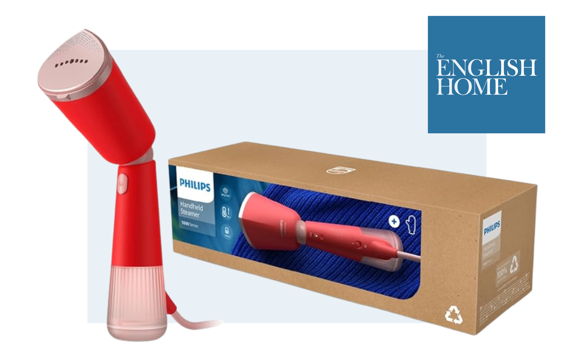 philips steamer with the english home logo
