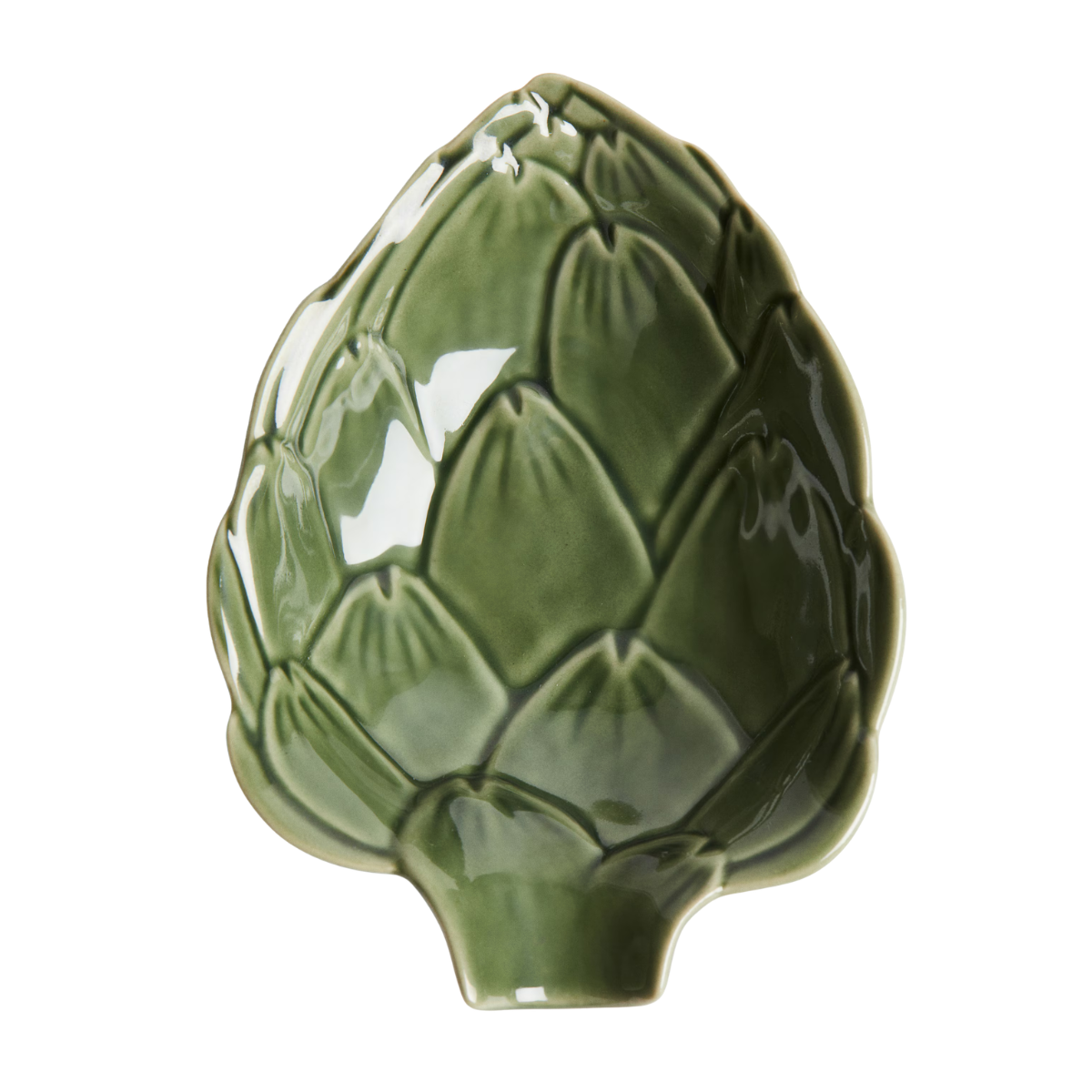 Small Figurative Serving Bowl IN THE shape of a green artichoke
