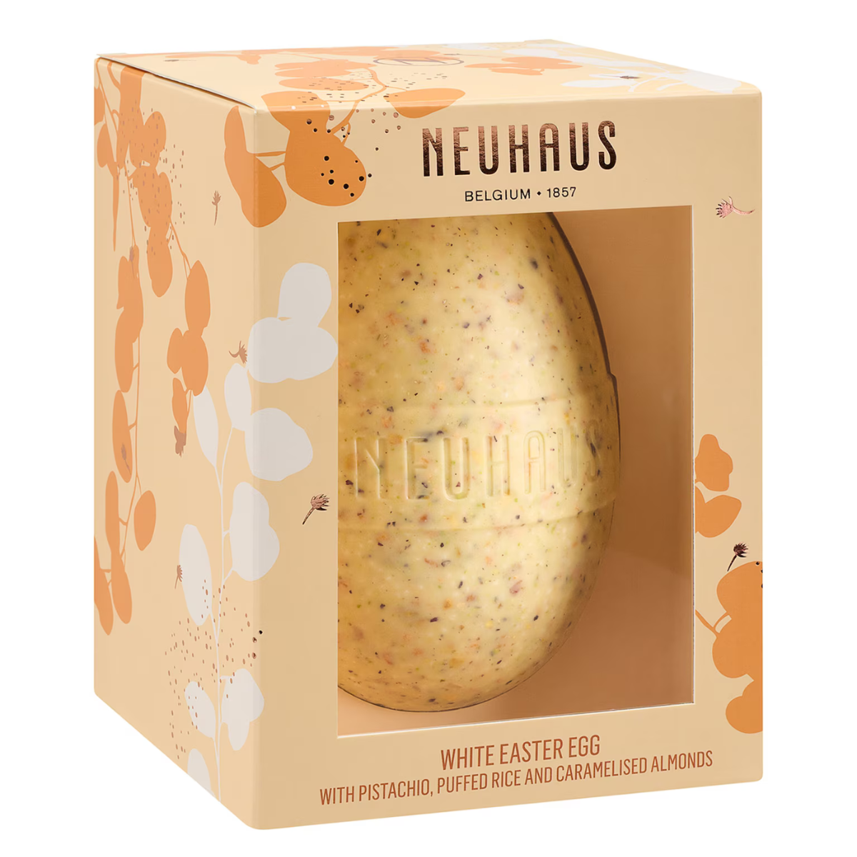 white chocolate egg