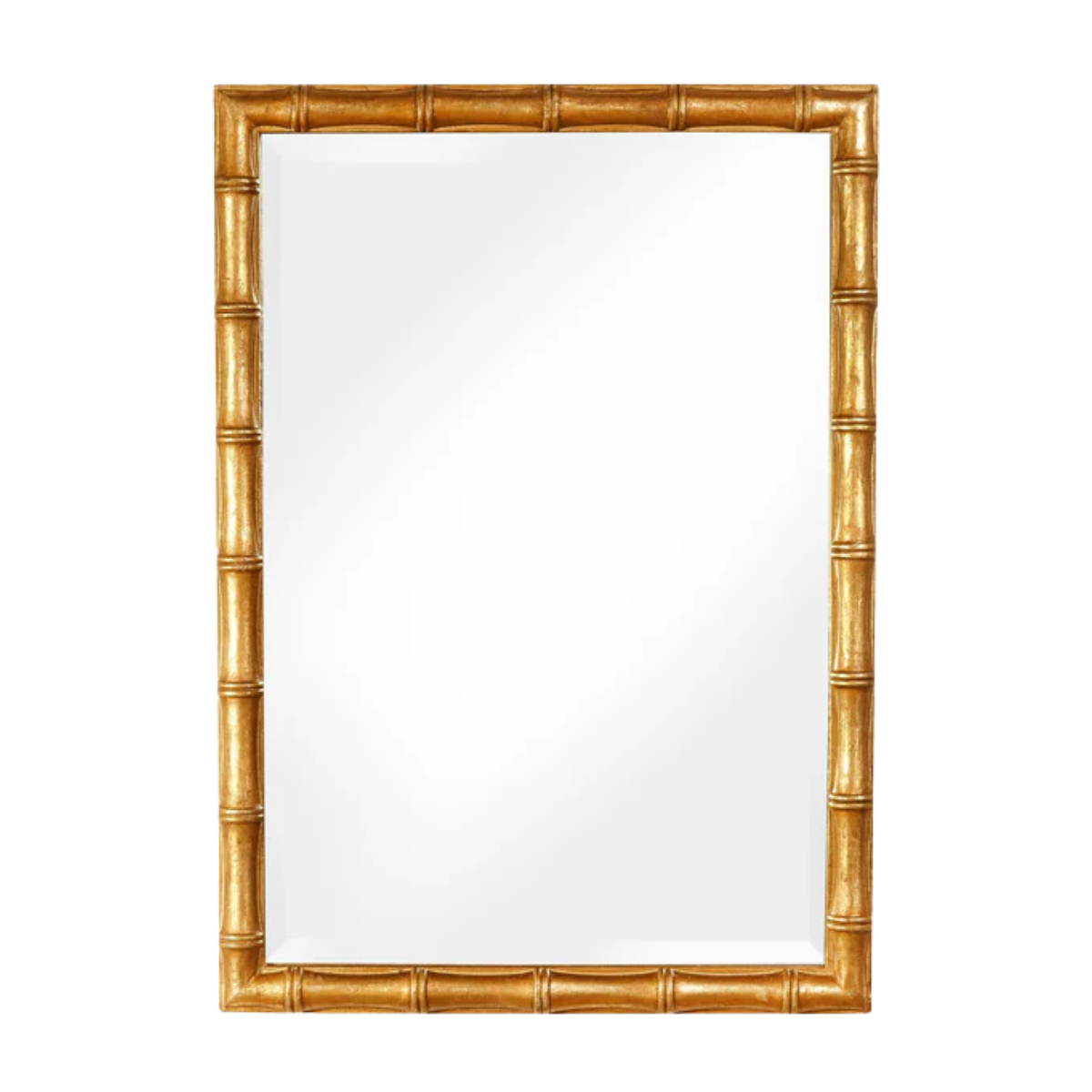 gold bamboo mirror