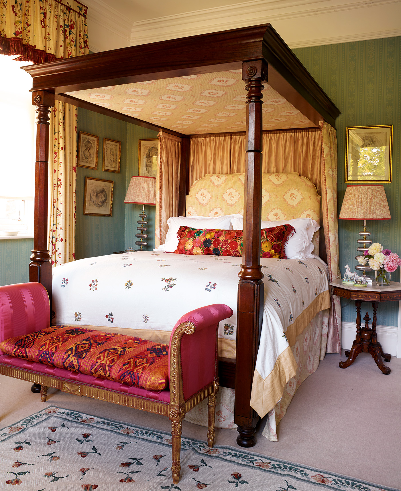 Sarah Ingleby green bedroom ideas