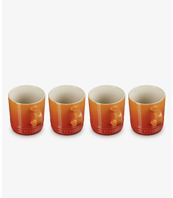 Le Creuset Set of 4 Stoneware Mugs
