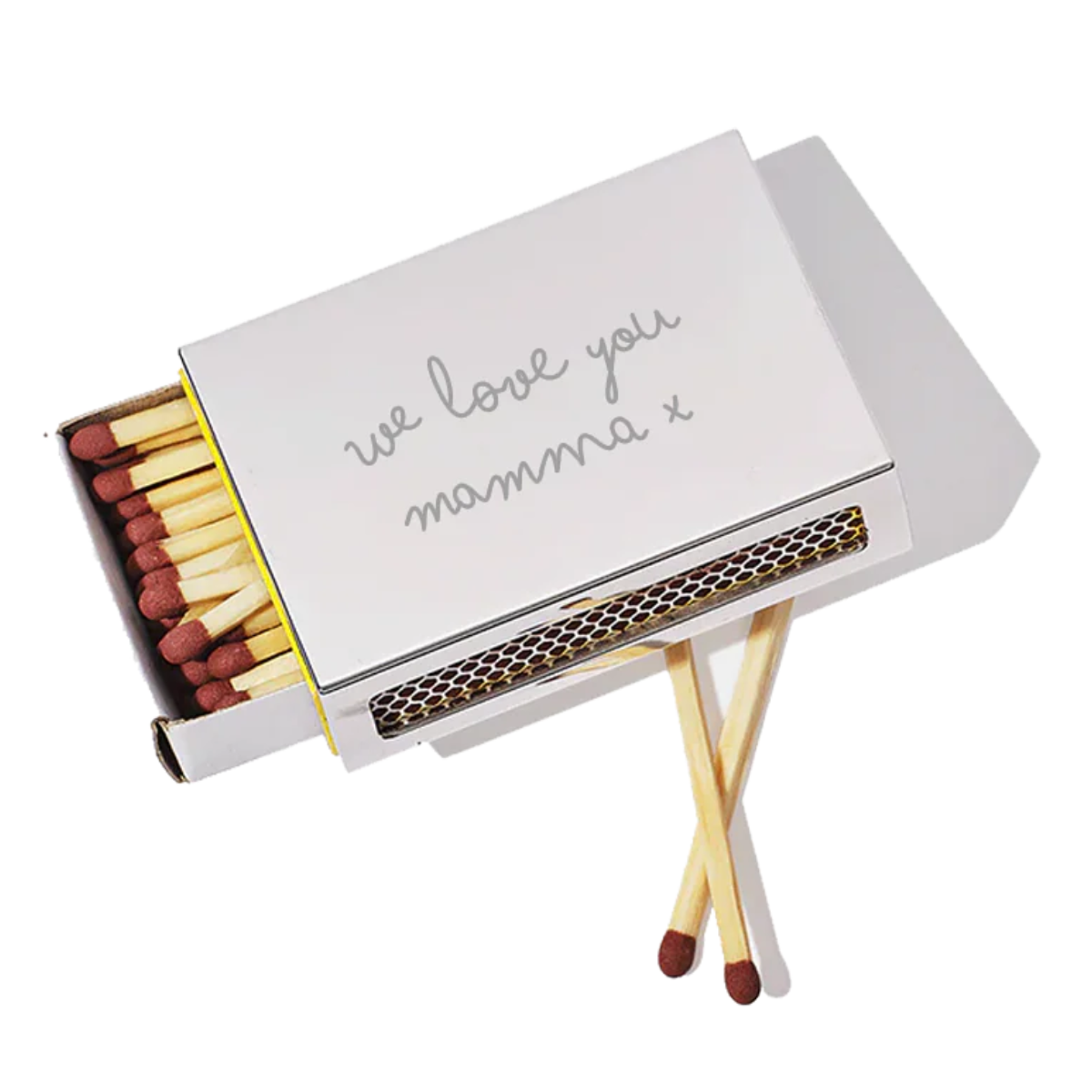 silver matchbox cover