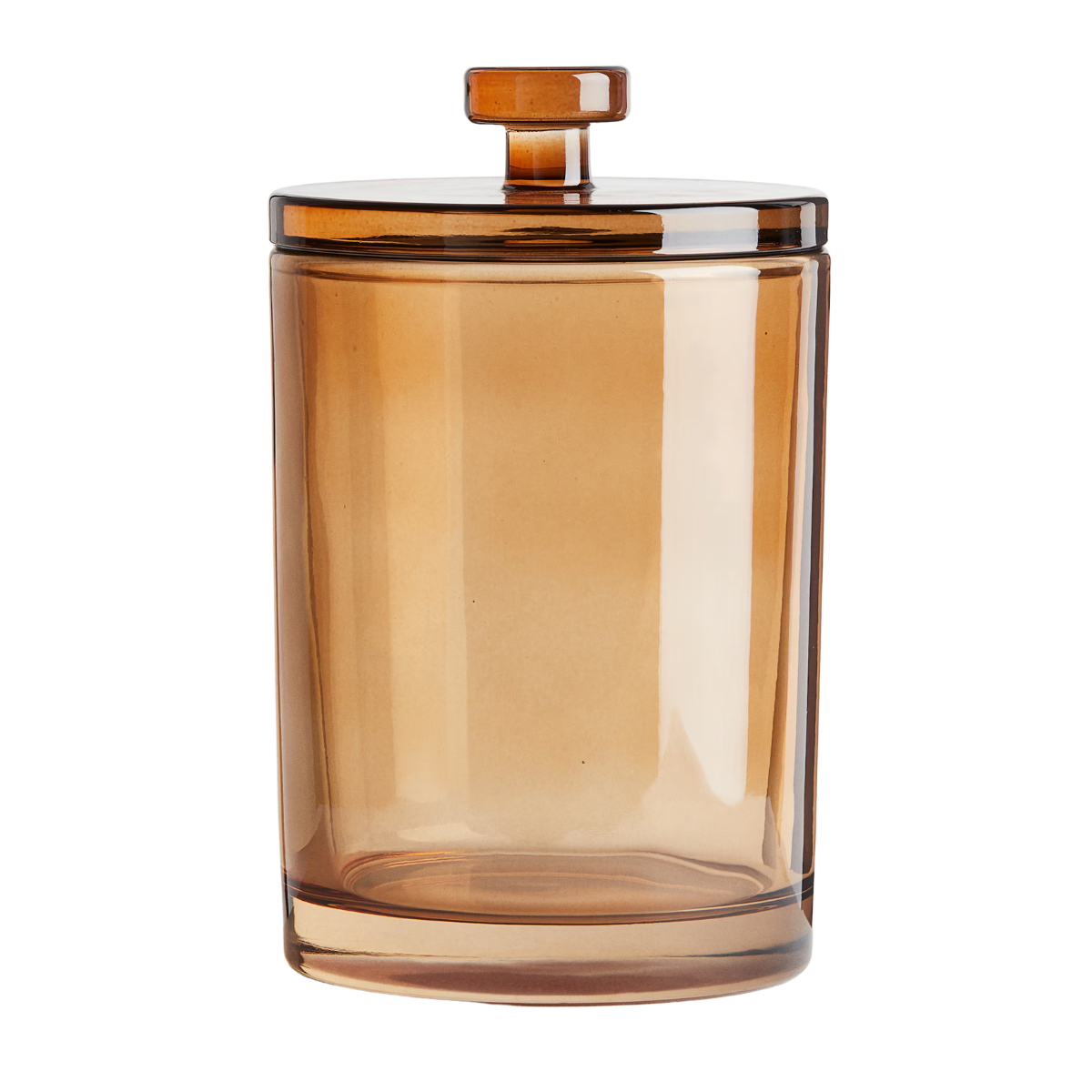 amber glass jar lid
