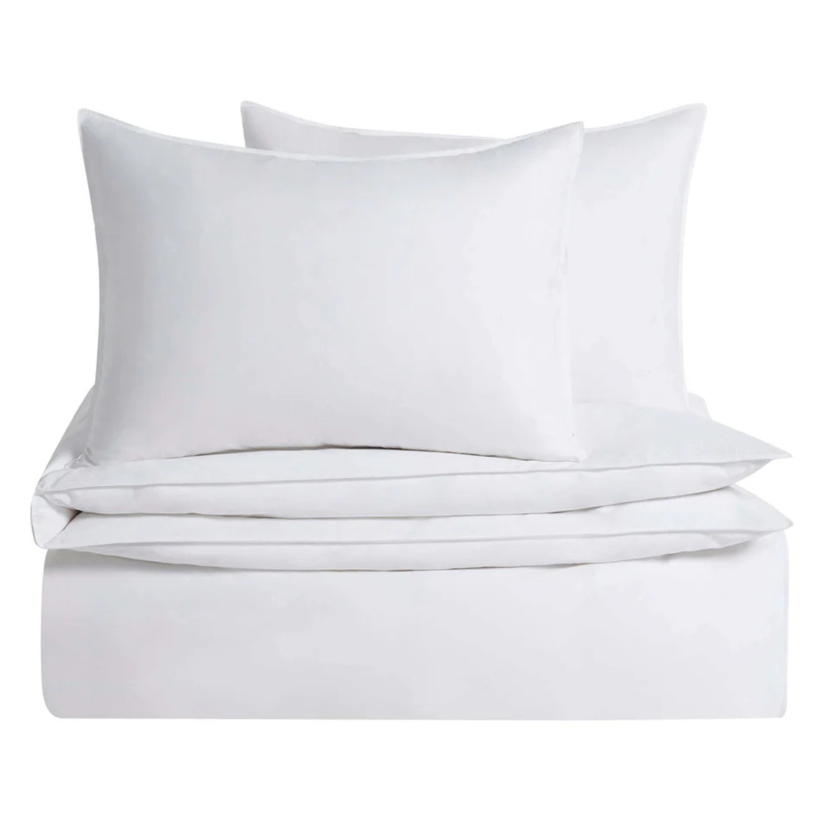 white bedding and pillows