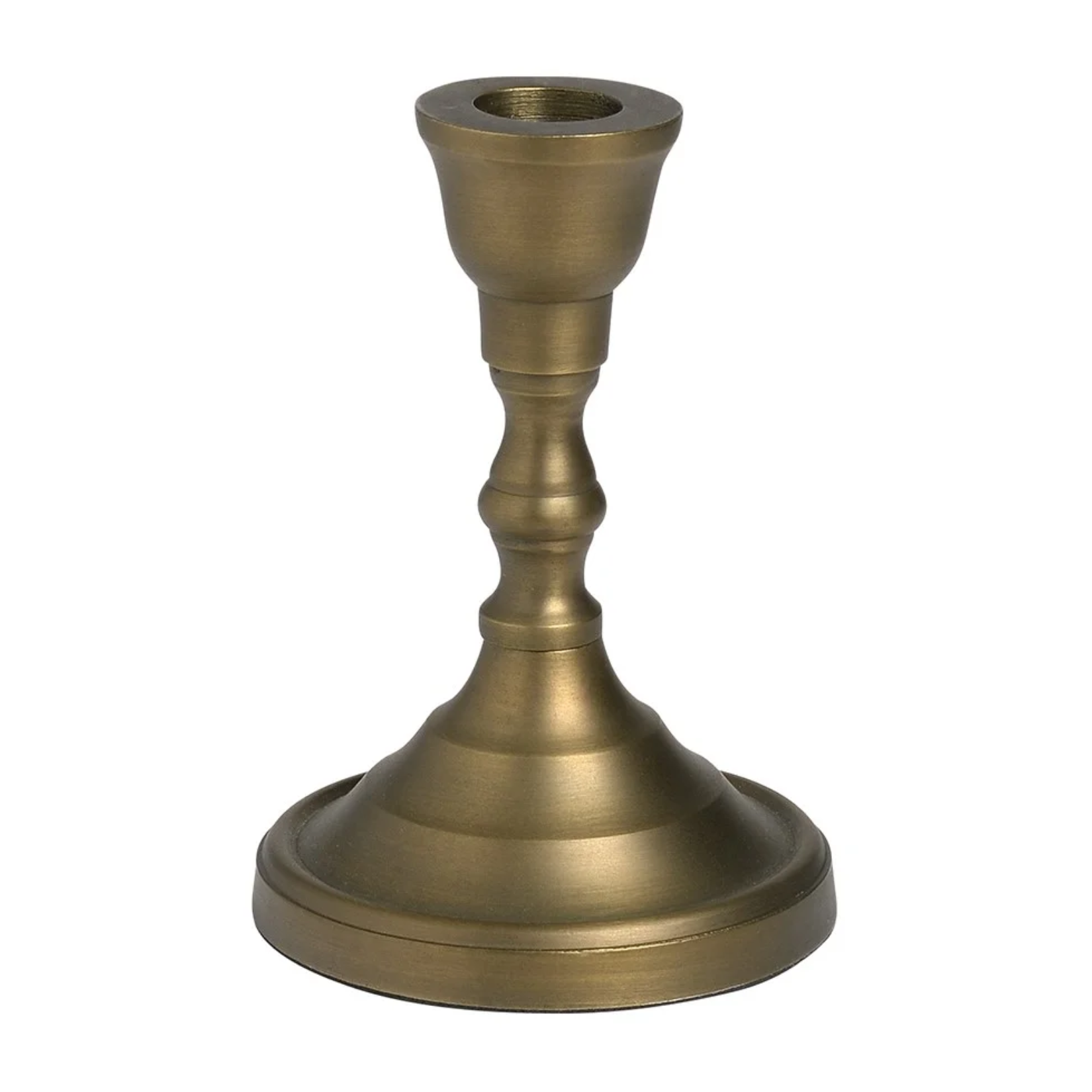 brass candlestick holder