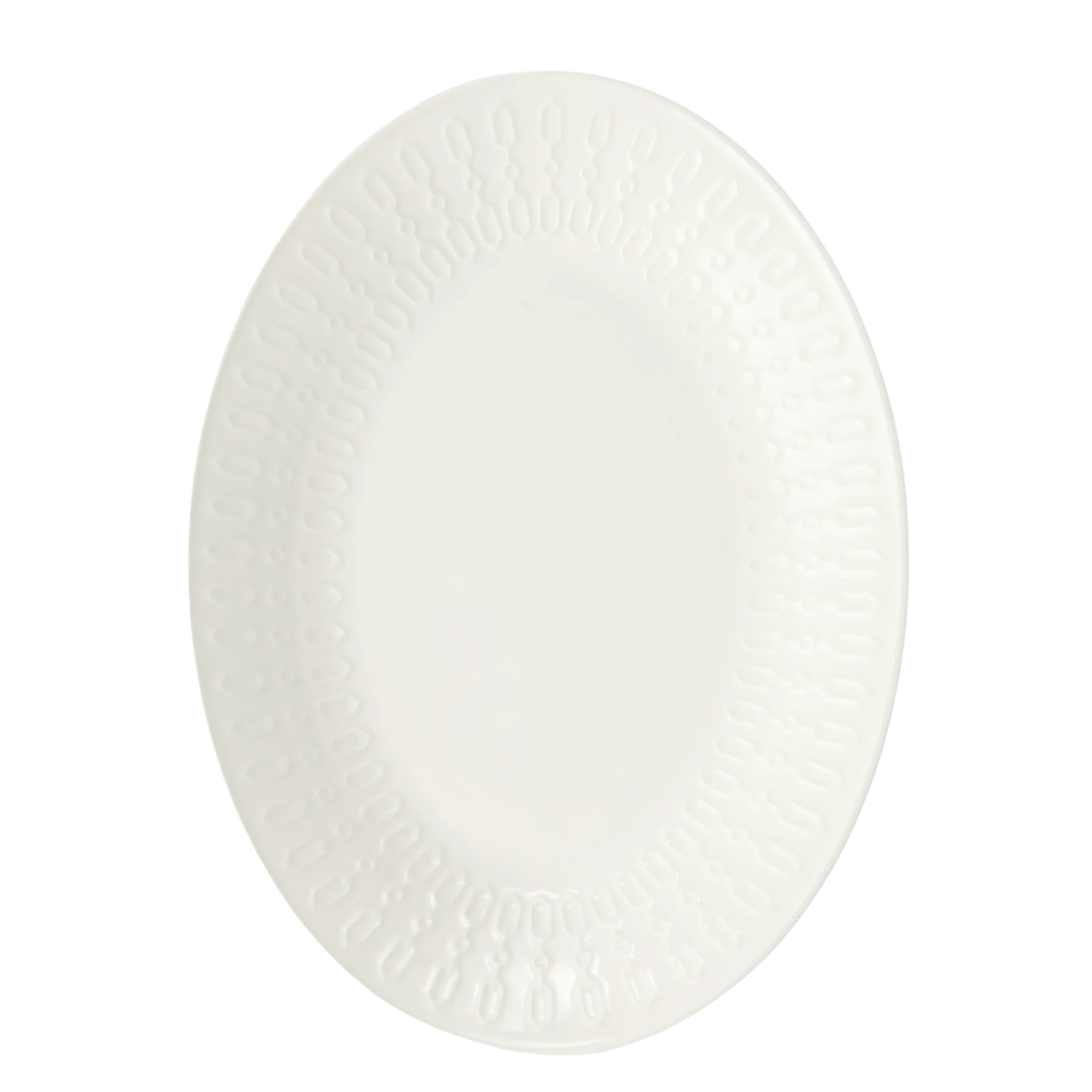 white serving platter