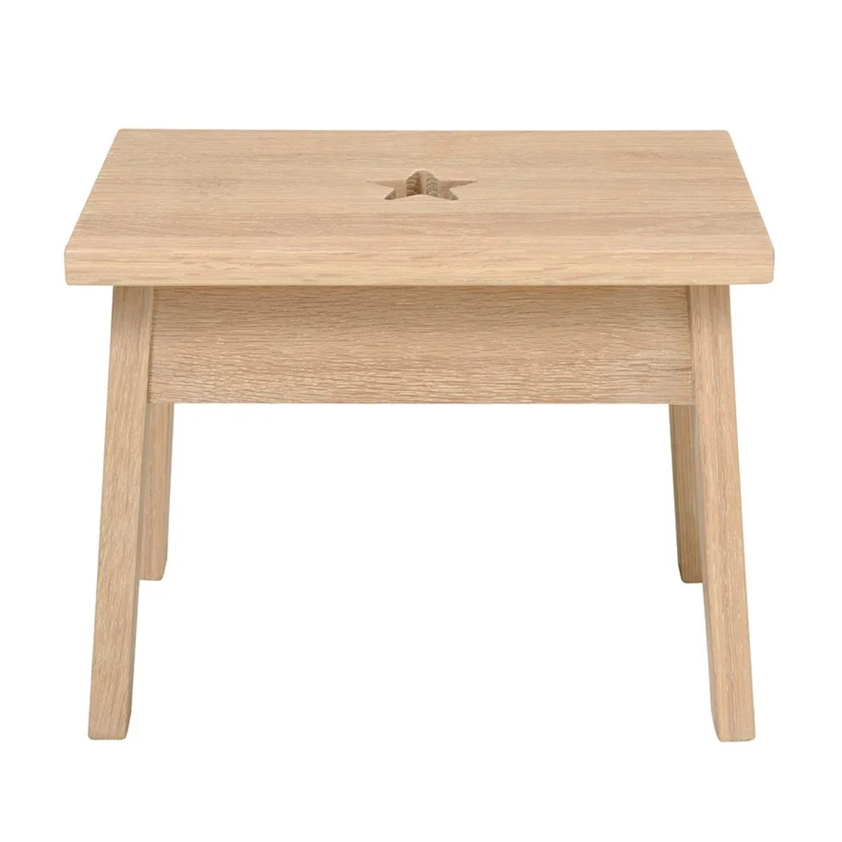 a small kids stool with a cut out star on top