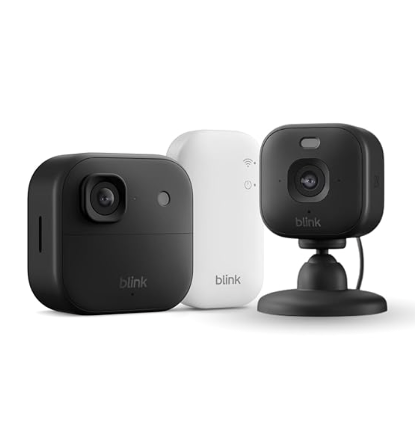 Blink Outdoor 2K+ Camera with free Blink Mini 2K+ Indoor Camera