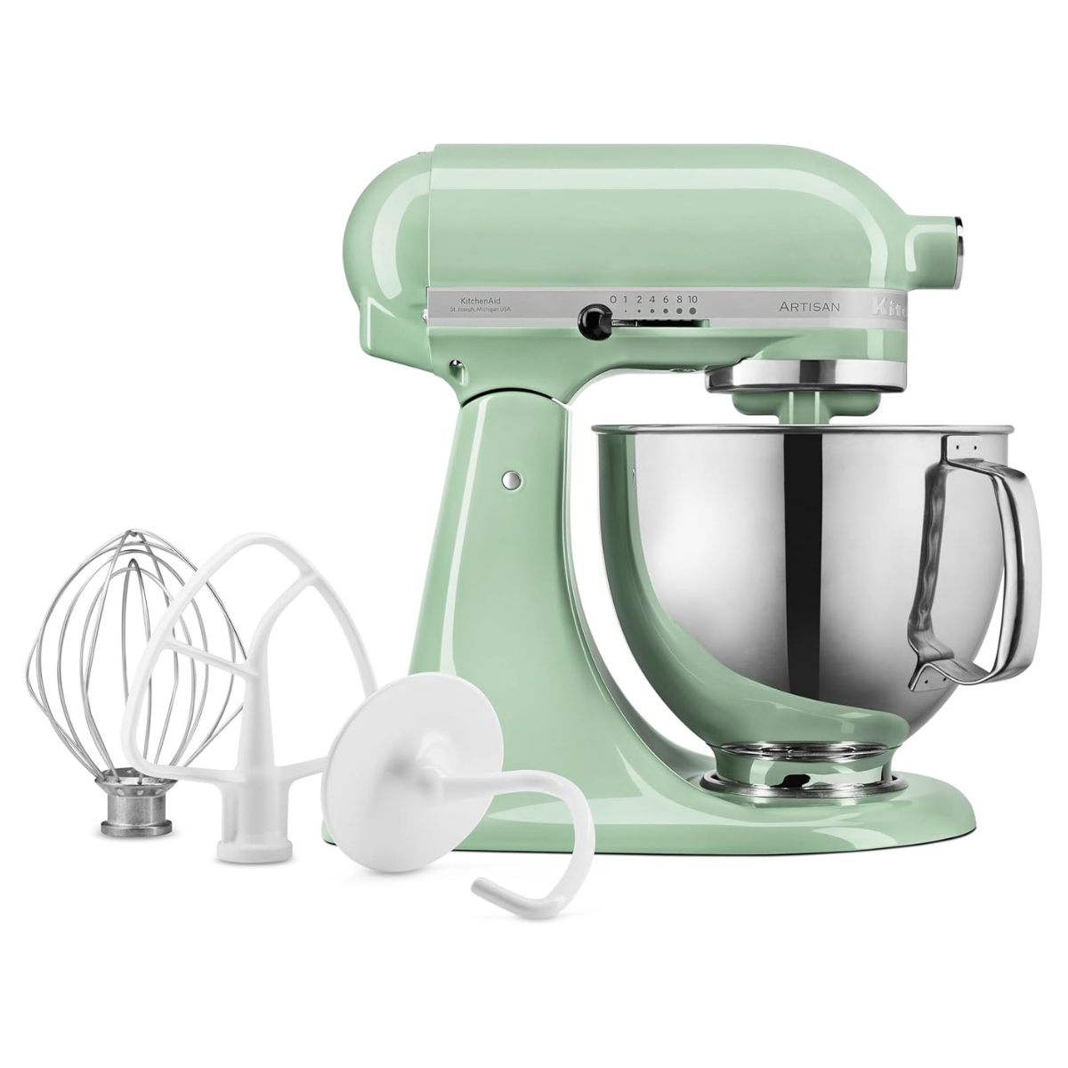 mint green kitchenaid