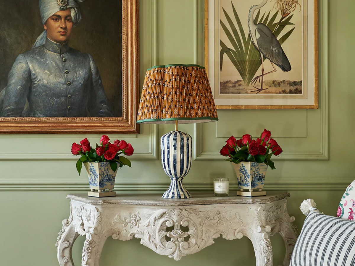 patterned lampshades