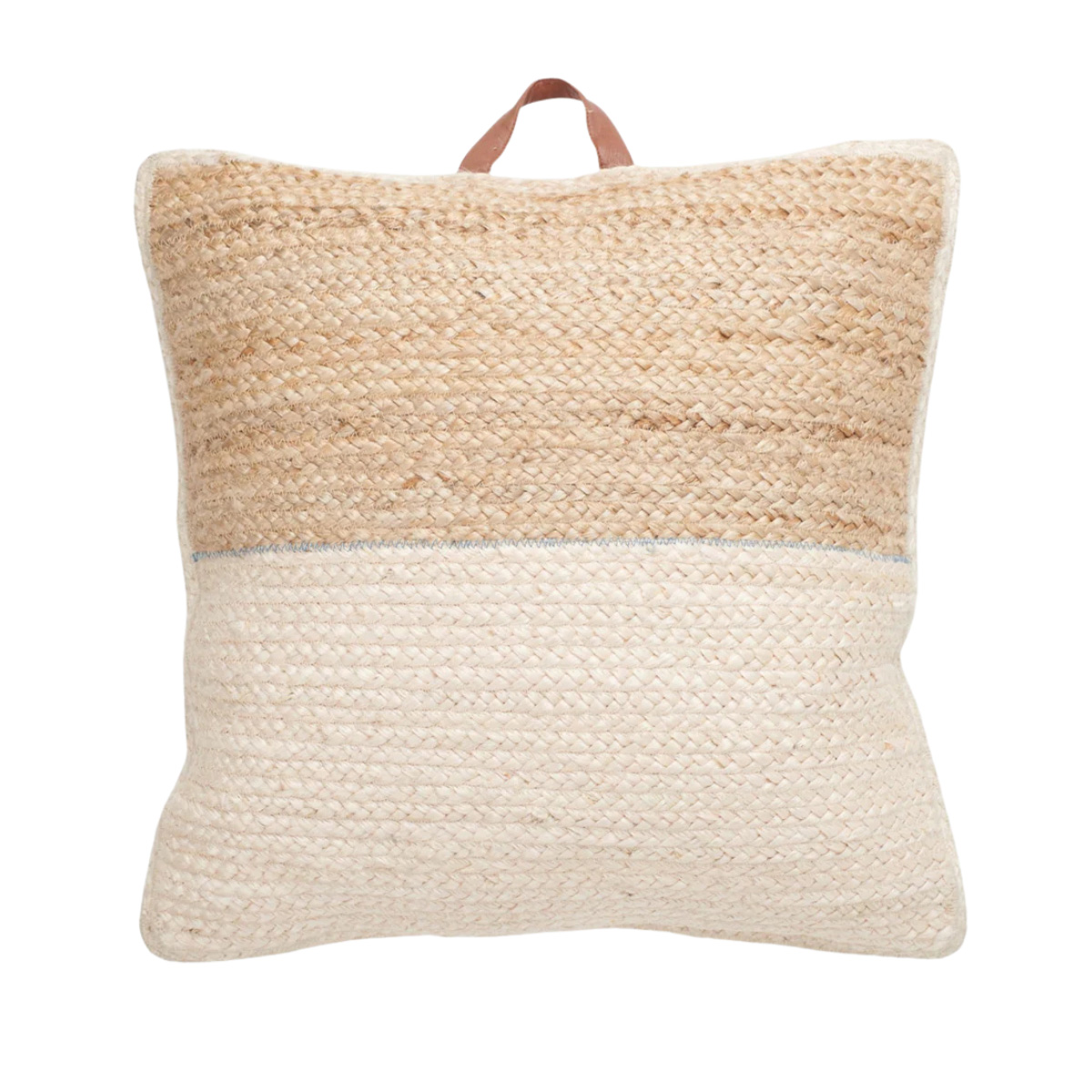 Neptune Orissa Woven Jute Floor Cushion