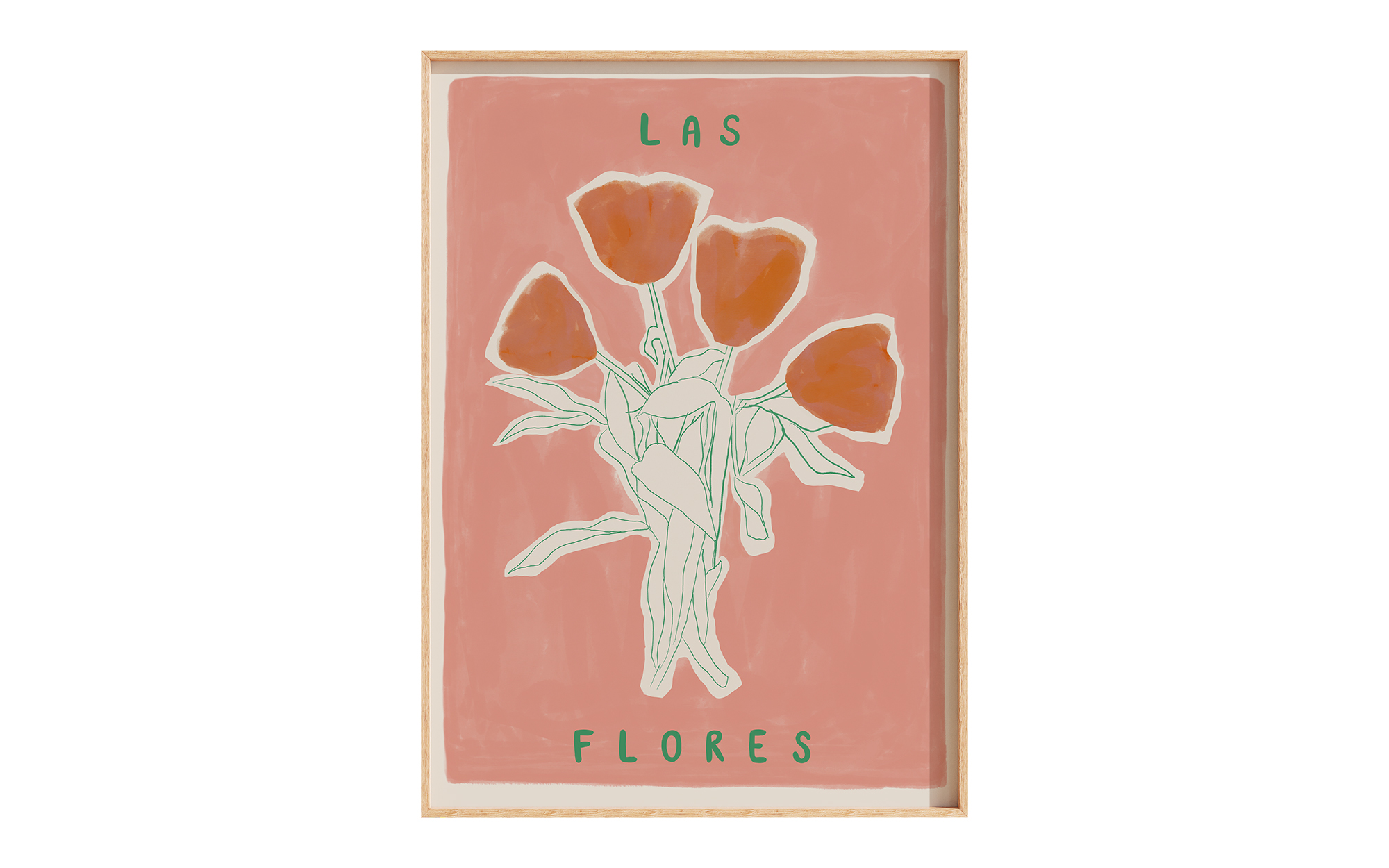 Carla Llanos flowers print