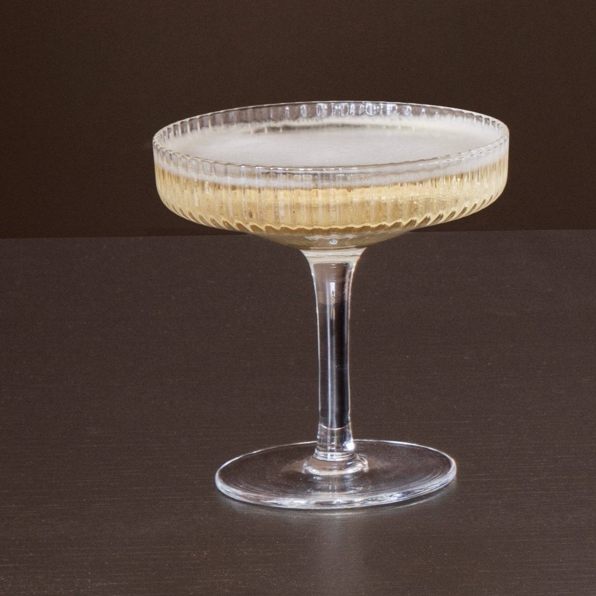 Ripple champagne glasses
